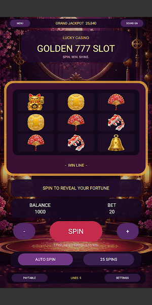 GOLDEN 777 SLOT Screenshot 1