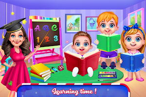 Mommy Birth Triplet Babies Learn Daily Professions Screenshot 3