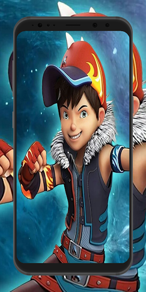 Wallpaper Boboi Boy Galaxy HD Screenshot 0