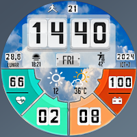 N-SPORT513 DigitalWeather Face