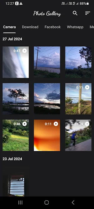 Gallery Search - Date & Tags Screenshot 0
