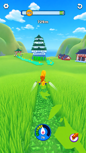 Sled Rider 3D - Gardener Screenshot 1