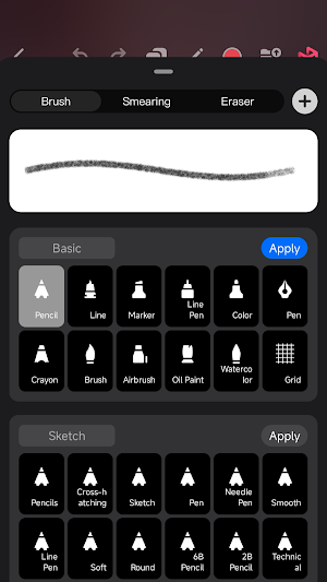 Pofi Brush - Sketch & Paint Screenshot 1