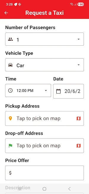 Delivery Connect: Taxi & Rides Screenshot 2