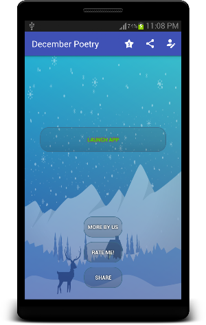 December Poetry / Shayri Screenshot 0