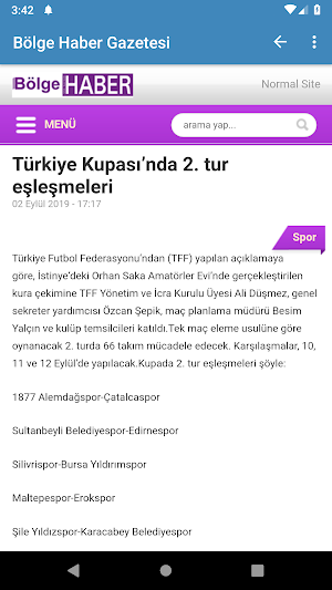 Bölge Haber Gazetesi Screenshot 2