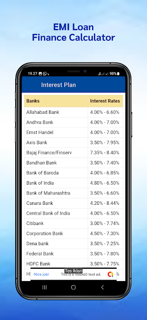 LoanCash - EMI Loan Calculator Screenshot 3