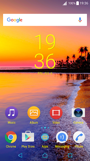 summer in the beach | Xperia™ Theme Screenshot 0