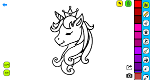 Unicorn Coloring Pages Screenshot 0