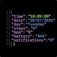 Json Styled Watch Face