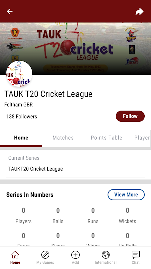 TAUKT20 Cricket League Screenshot 0