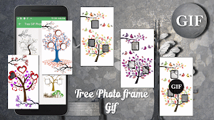 Tree Collage GIF Photo Frame Editor Screenshot 0