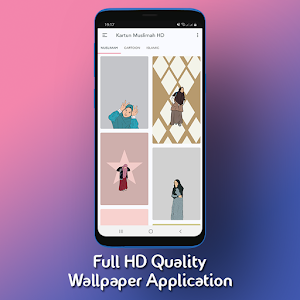 Muslimah Cartoon Wallpaper HD Screenshot 0