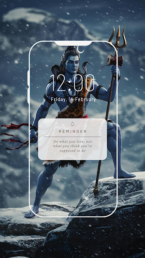 Shiva Aesthetic Wallpaper 4K Screenshot 3