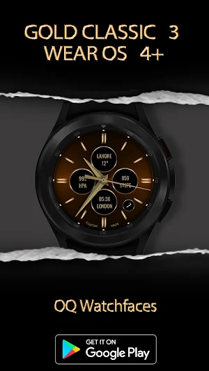 Gold Classic 3 WF Wear OS 4+ Screenshot 1