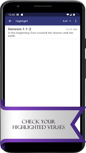 Holy Bible King James Version Screenshot 3