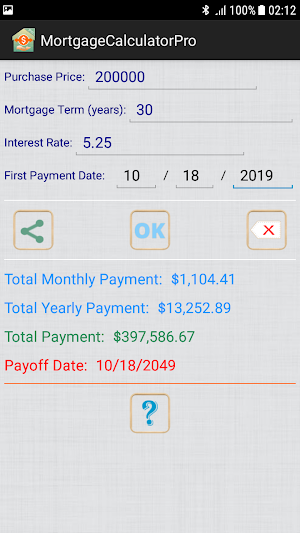 Mortgage Calculator Pro Screenshot 1