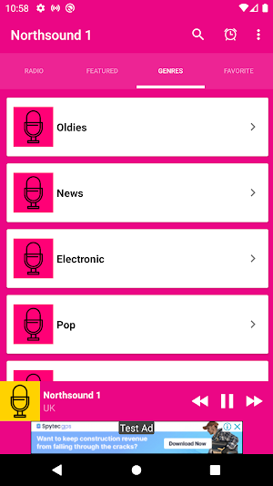 Northsound 1 App fm UK Screenshot 2