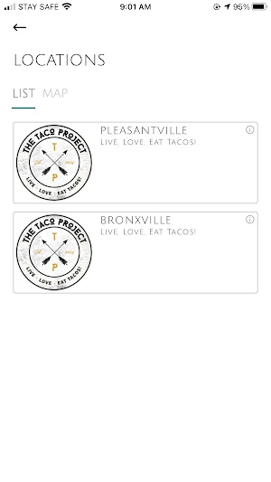 The Taco Project App Screenshot 1