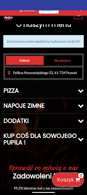 Ambro Pizza Screenshot 0