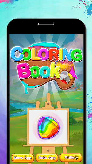 Vegetables Coloring Book & Drawing Book- Kids Game Screenshot 0