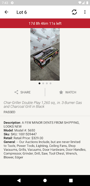 Texas Auction Company Screenshot 3
