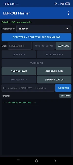 EEPROM Flasher Screenshot 2