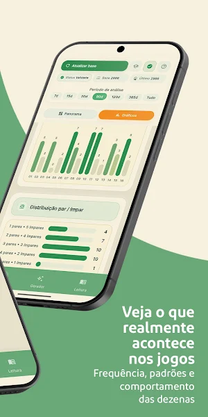 Gerador Mega Sena: Visão Screenshot 1