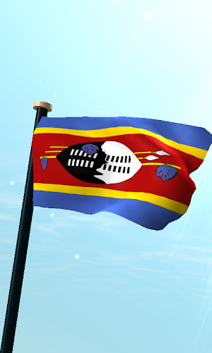 Swaziland Flag 3D Wallpaper Screenshot 0