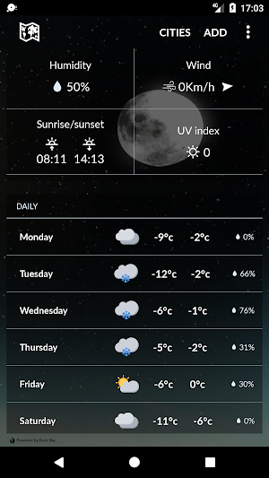 Norway weather Screenshot 1