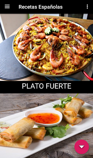 Recetas Españolas - Comida Española Screenshot 0