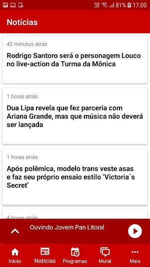Jovem Pan Litoral 103,1 Osório Screenshot 2