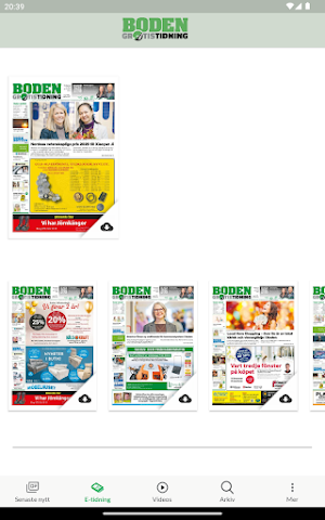 Boden Gratistidning Screenshot 2