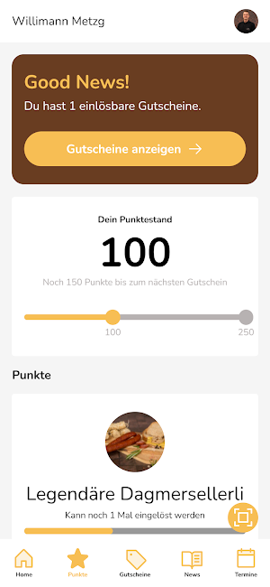 Willimann Metzg Screenshot 2