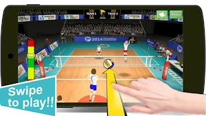 Volleyball Champions 3D - Online Sports Game Screenshot 1