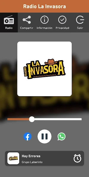Radio La Invasora Screenshot 0