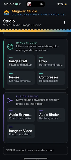 Omega Media: Video Audio Tools Screenshot 3
