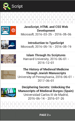 Course Finder Screenshot 1