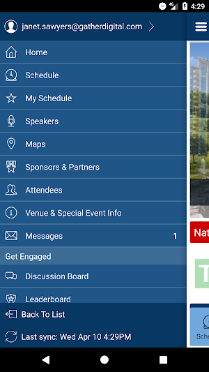 CCAE Events Screenshot 2