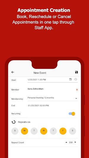 Fitnessforce for Business Screenshot 0