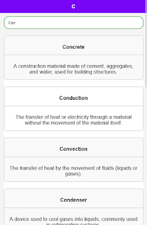 Basic Engineering Dictionary Screenshot 3