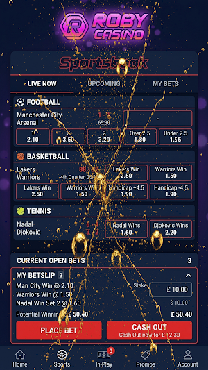 Roby Casino Screenshot 0