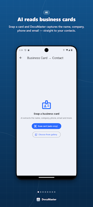 DocuMaster: PDF Scanner + AI Screenshot 1