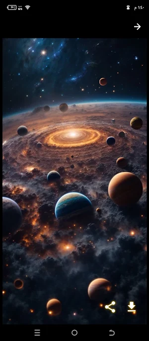 خلفيات مجرات Screenshot 1