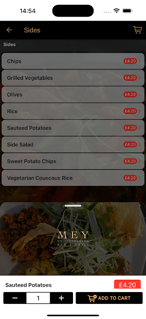 Mey Mediterranean Bar & Grill Screenshot 1
