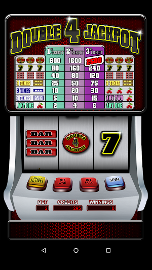 Double 4 Jackpot Las Vegas Slotmachine Screenshot 2