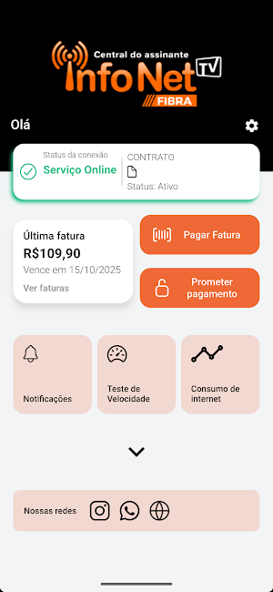 Minha InfoNet Screenshot 1