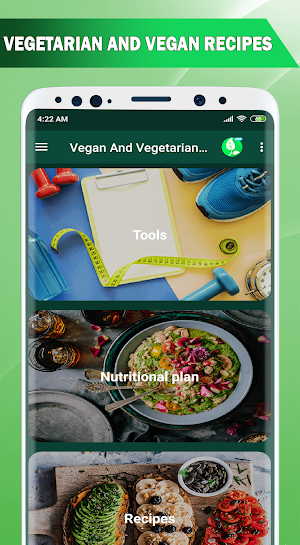Vegetarian and Vegan Recipes Pro Screenshot 0