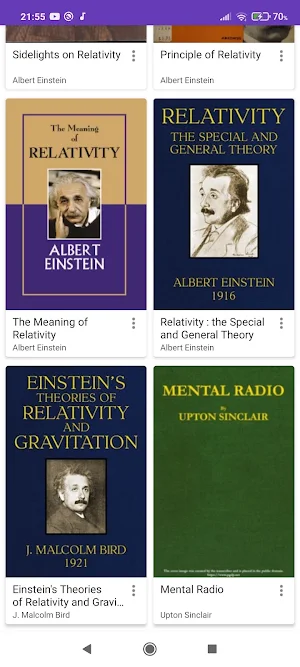 Albert Einstein Library Screenshot 2