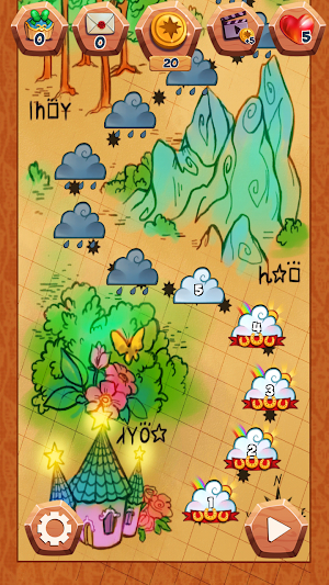 Unicorn Forest Fruit Match 3 Screenshot 3